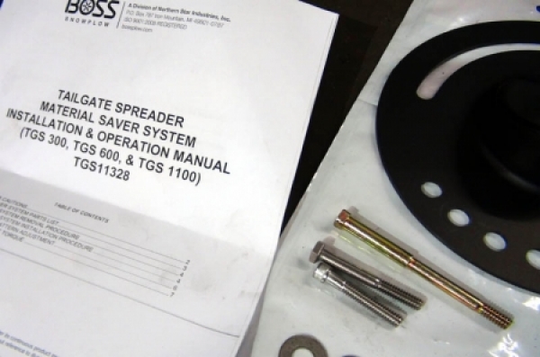 THE BOSS material saver kit for TGS600 and TGS1100 spreaders